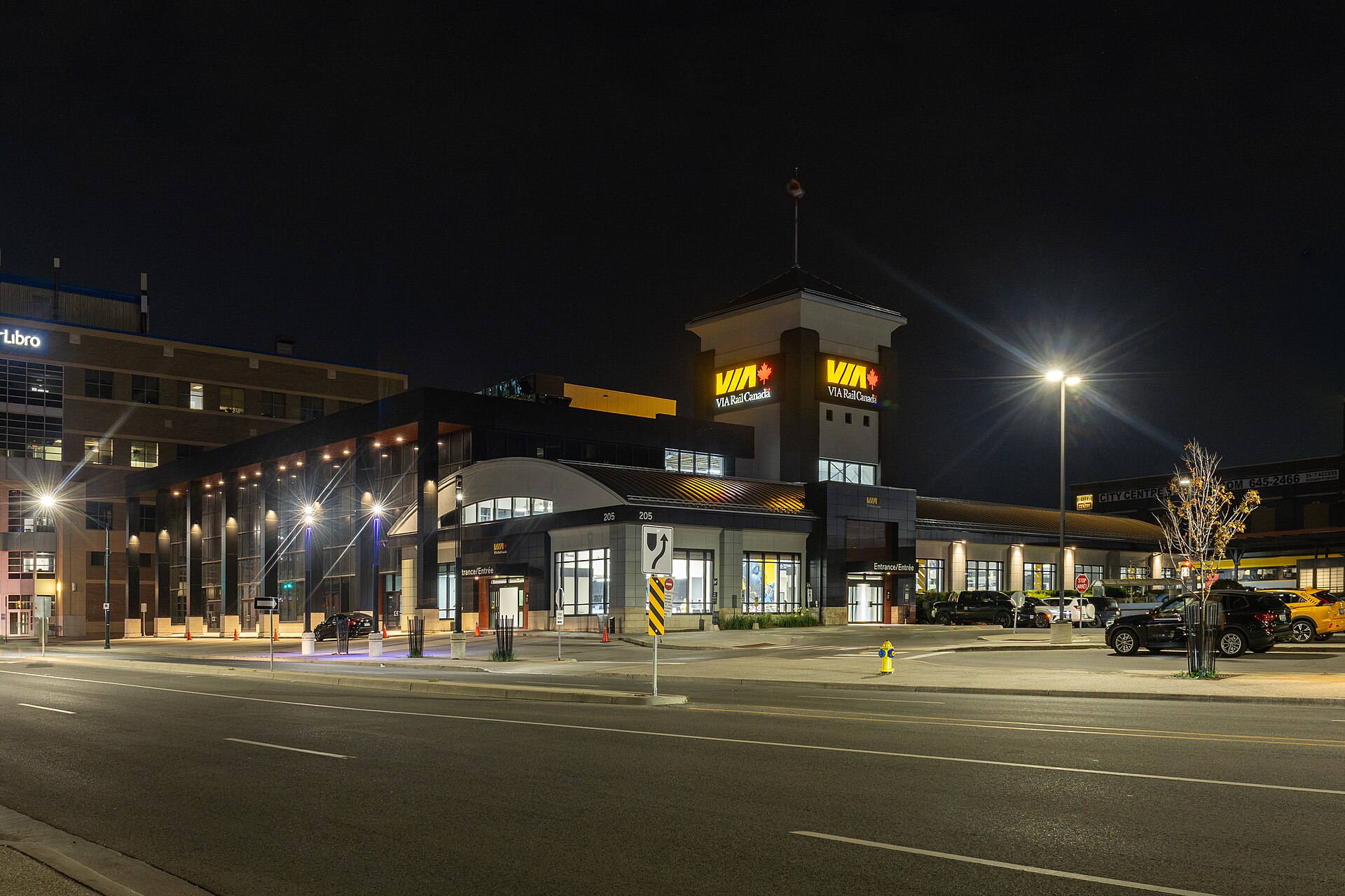 VIA Rail's London Station on York Street, downtown London